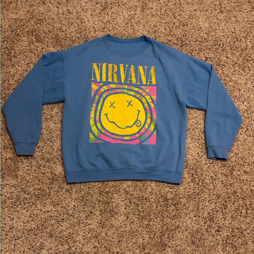 Altar'd State Blue Nirvana Sweatshirt